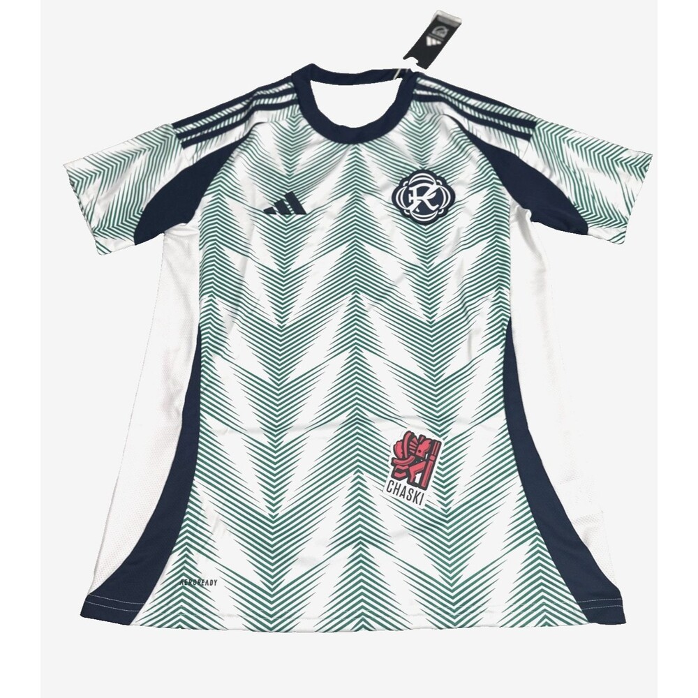 Adidas New England Revolution 25 Pine Tree MLS Soccer Jersey Women Medium IV9874